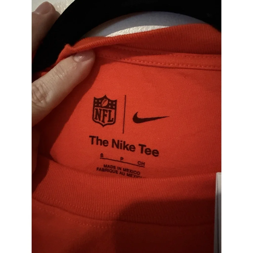 Nike Cincinnati Bengals Dri-Fit T Shirt Tee Men's Small Orange Embroidered